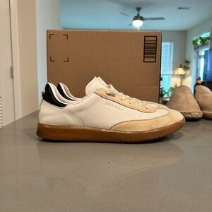Cole Haan White and Tan Sneakers